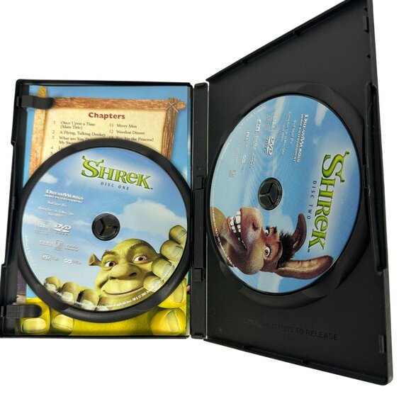 Shrek 2 Disc Special Edition DVD 2001 Mike Myers Eddie Murphy DreamWorks Animate - Picture 4 of 8